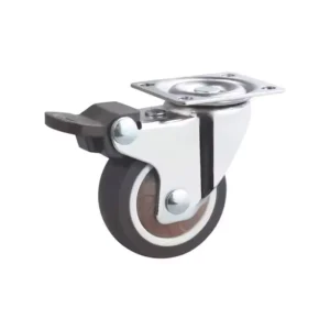 Manufacturer Furniture TPR Caster Wheels 1 /1.25/1.5/2 Inch Wheel Silent Caster Trolley Mini Wheels