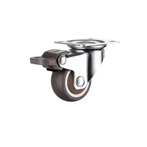 Manufacturer Furniture TPR Caster Wheels 1 /1.25/1.5/2 Inch Wheel Silent Caster Trolley Mini Wheels – Image 2