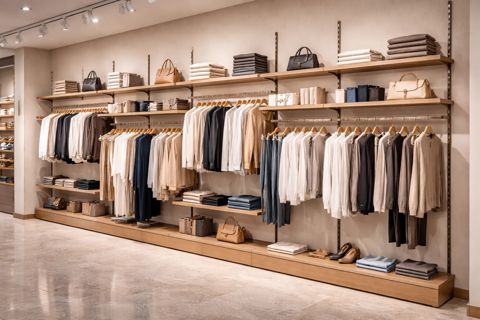 Gracedisplay custom clothing & accessories display racks for retail stores.
