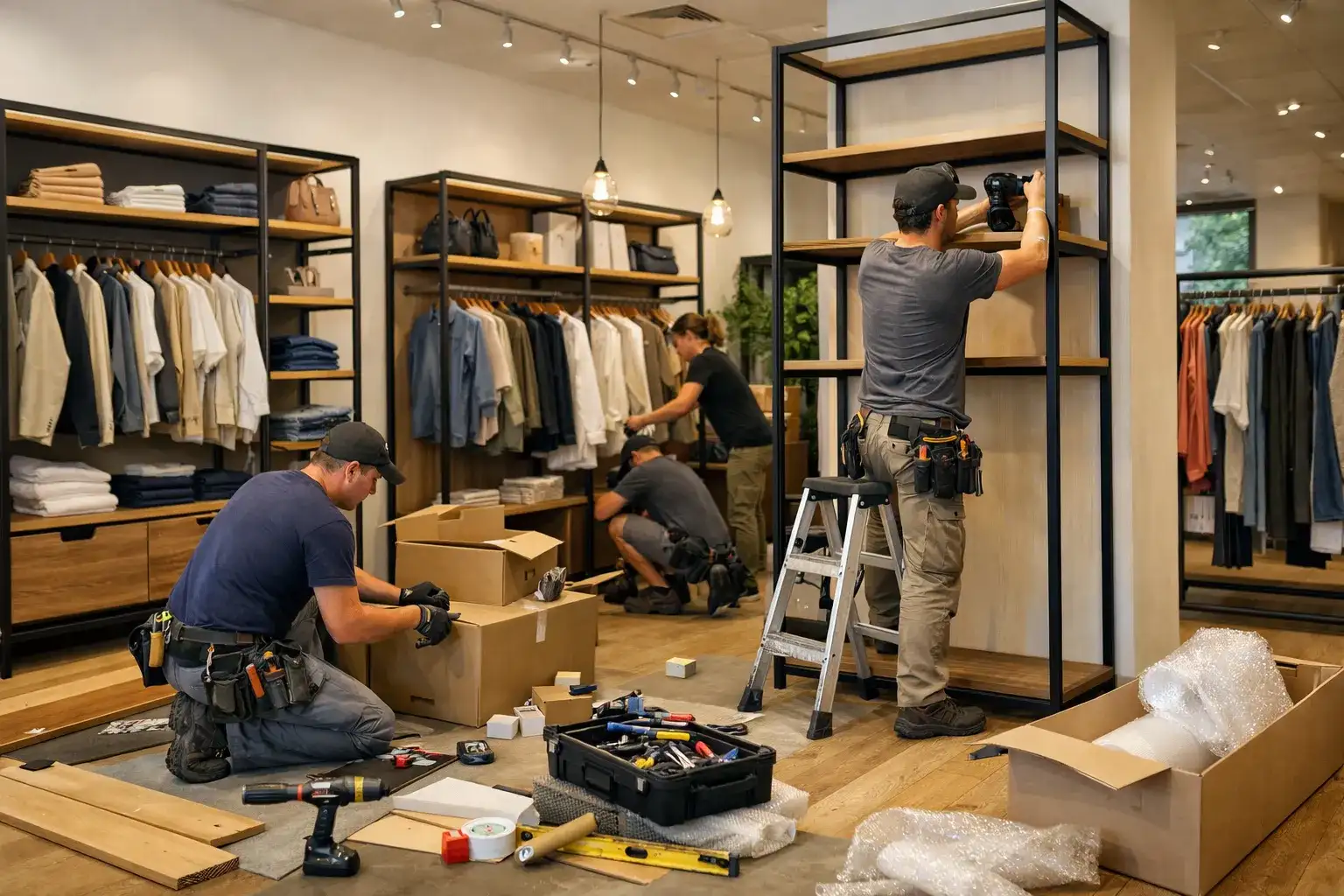 Completed Overseas Store Installation