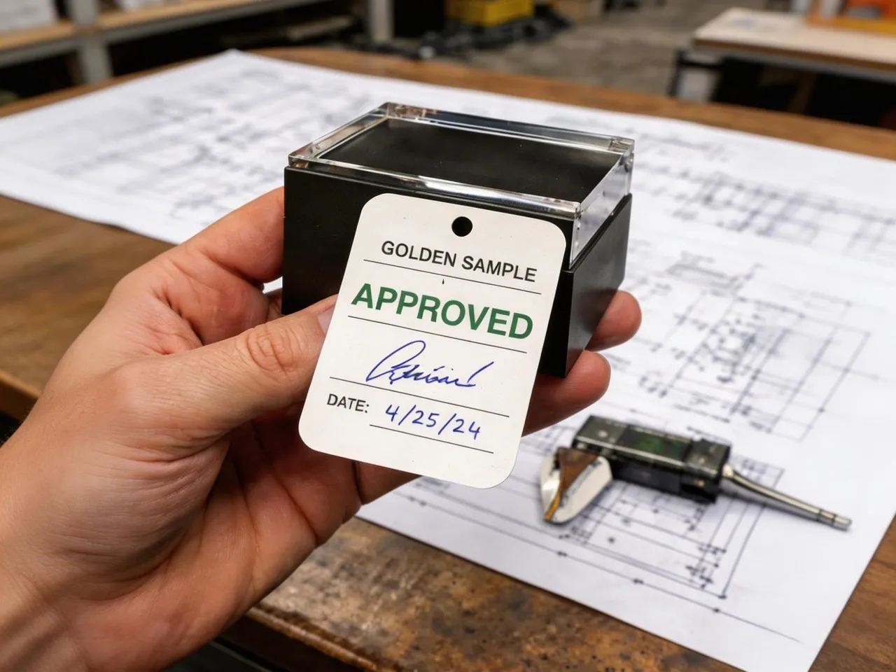 Client Approving Physical Sample