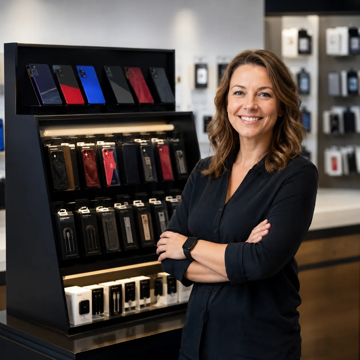 client-review-mobile-tech-store-counter