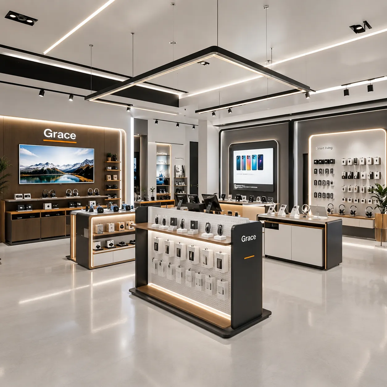 Electronics Shopfitting Systems Slatwalls Gondolas Tech Displays